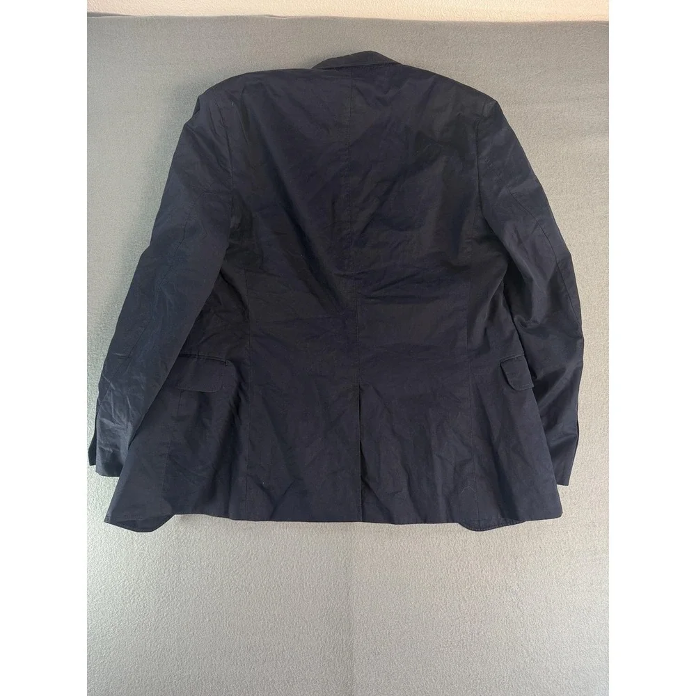 Banana Republic Blazer Mens 38R‎ Blue Cotton Tailored Fit Casual Jacket
